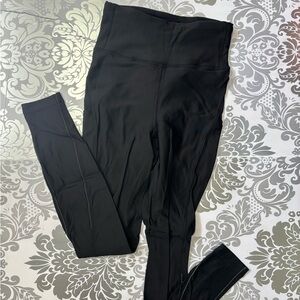 Lululemon Athletica Fleece lined Black Leggings